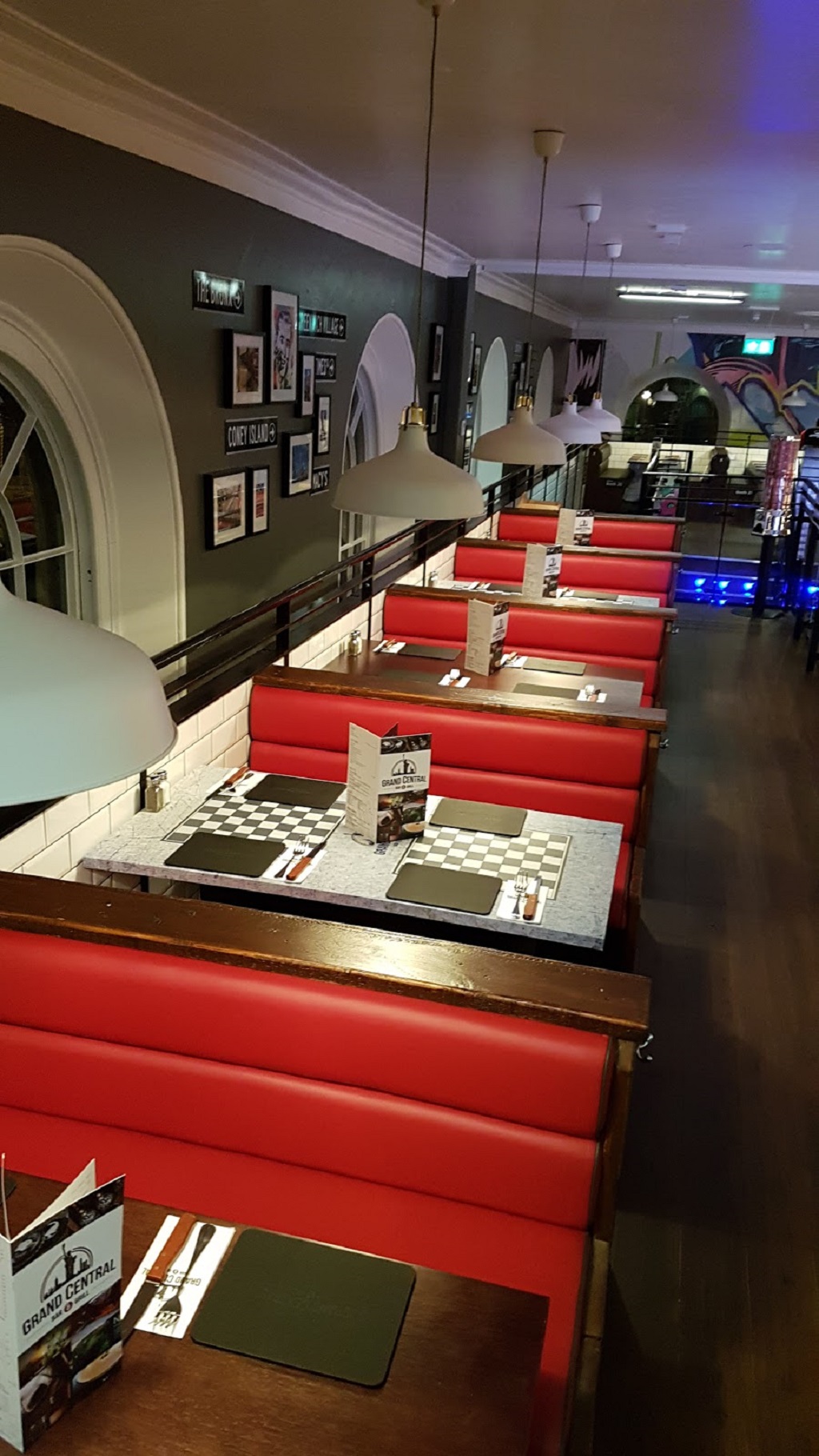 Grand Central Chelmsford Essex upholstered restaurant seating