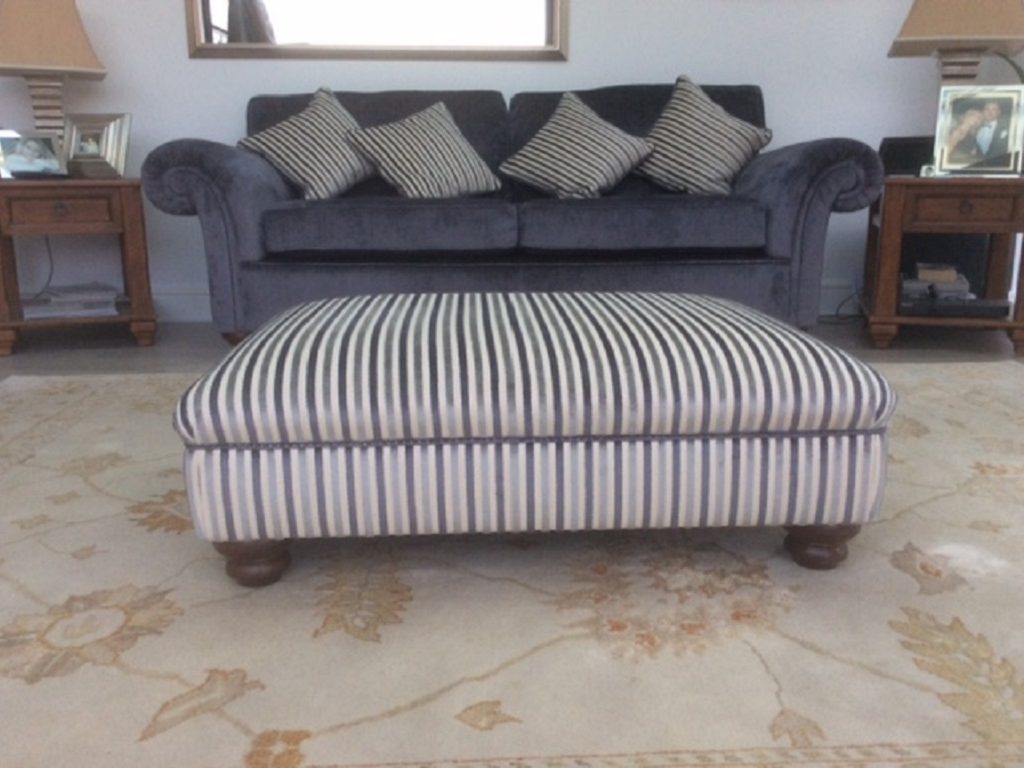 Hill Upholstery & DesignThree Piece suite recover Essex finished product