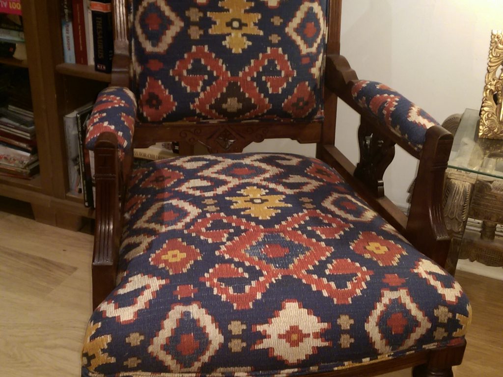 Edwardian chair, Hill Upholstery & Design