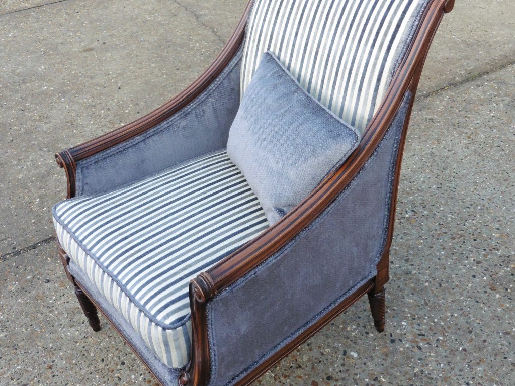 Ross Fabrics chair reupholstery