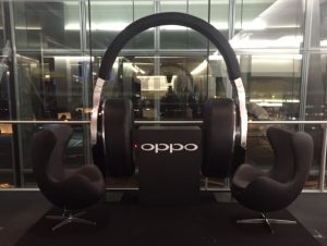 Bespoke commercial upholstery project OPPO DIGITAL