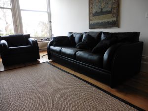 Hill Upholstery & Design Essex leather sofa