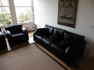 Hill Upholstery & Design Essex leather sofa