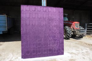 Upholstered headboard Osborne & Little upholstery fabric
