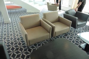 recovered chairs hotel chairs