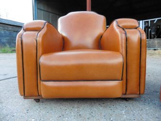 Newly-reupholstered-chair-Hill-Sofa-Reupholstery, Upholsterers in Essex