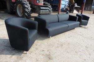 Newly-reupholstered-suite-Hill-Sofa-Reupholstery, Upholsterers in Essex