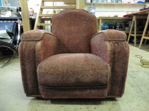 Old-tattered-brown-chair-Hill-Sofa-Reupholstery, Upholsterers in Essex