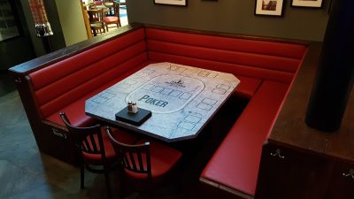 upholstered restaurant seating Hill Upholstery & Design Essex