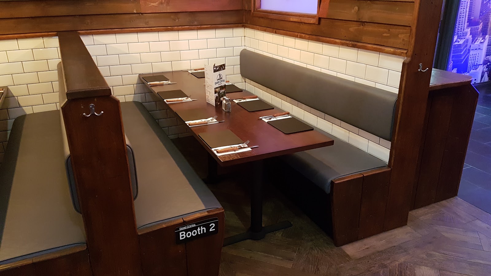 Grand Central, booth seating, Chelmsford 