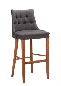 Cortona (deep buttoned) high chair - contract furniture from Hill Upholstery