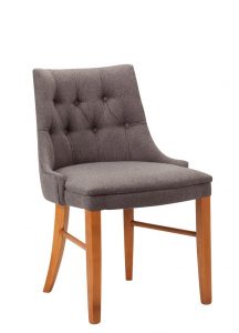 Cortona (deep buttoned) side chair - contract furniture from Hill Upholstery