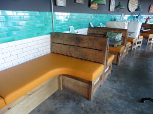 Restaurant seating Upholstery Essex Hill Upholstery & Design