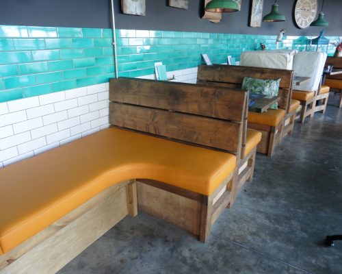 Restaurant seating Upholstery Essex Hill Upholstery & Design