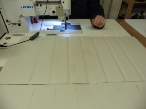 VW camper van reupholstery machine 4 hill upholstery