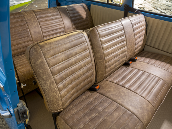 VW reupholstery back seats hill upholstery