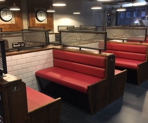 Restaurant seating upholstery Norfolk Hill Upholstery & Design Essex