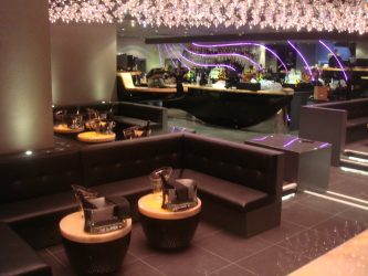 Jalouse Nightclub London Upholster new seating Hill Upholstery & Design Essex