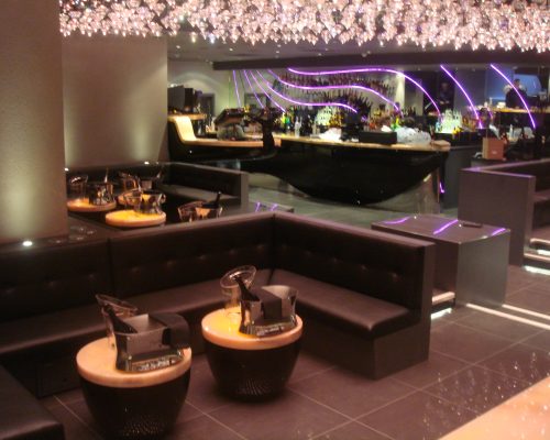 Jalouse Nightclub London Upholster new seating Hill Upholstery & Design Essex