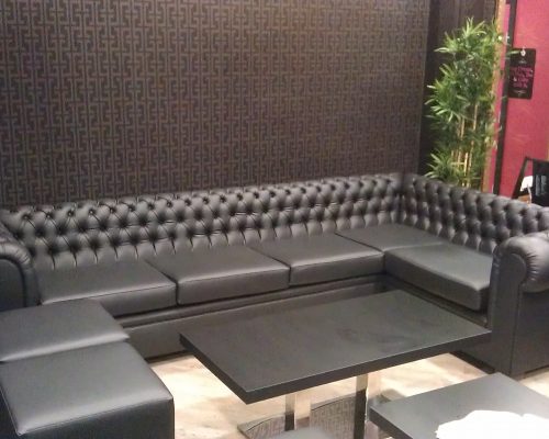 New restaurant seating Hill Upholstery & Design Essex