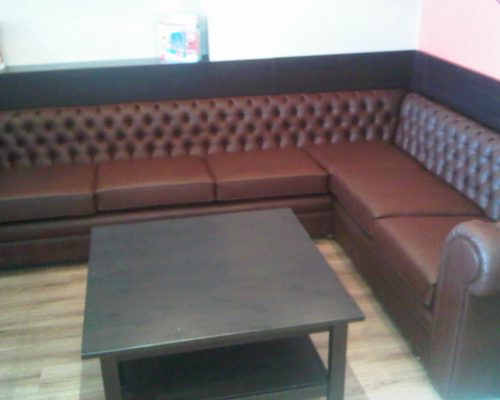 New restaurant seating Hill Upholstery & Design Essex