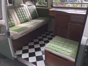 VW campervan reupholstery seating Hill Upholstery & Design Essex