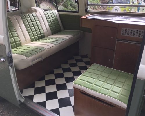 VW campervan reupholstery seating Hill Upholstery & Design Essex