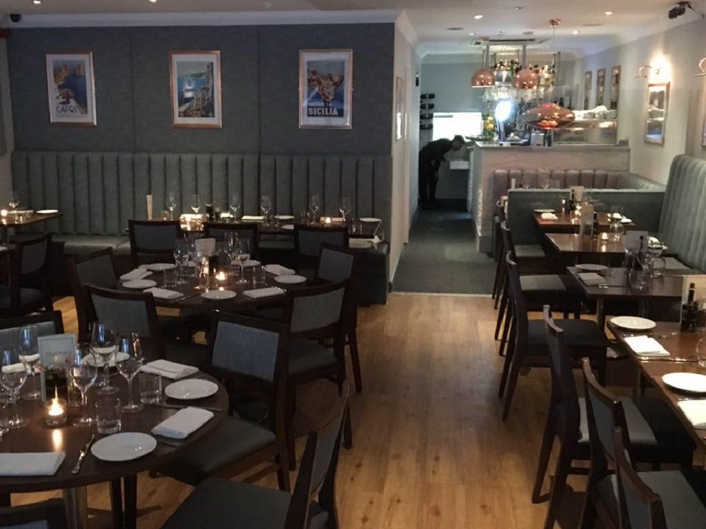 Cucina Italian Restaurant Leigh on Sea, Essex - Hill Upholstery & Design