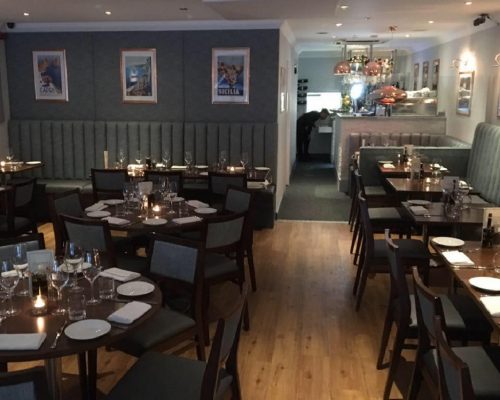 Cucina Italian Restaurant Leigh on sea Essex manufacture restaurant seating recover restaurant booth restaurant banquette recover dining chair Southend upholsterers Fobbing (3)