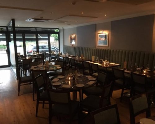 Cucina Italian Restaurant Leigh on sea Essex manufacture restaurant seating recover restaurant booth restaurant banquette recover dining chair Southend upholsterers Fobbing Hill Upholstery & Design