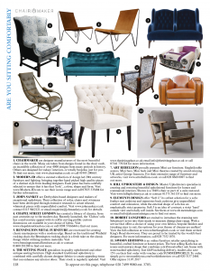 The World Of Interiors magazine - Hill Upholstery & Design