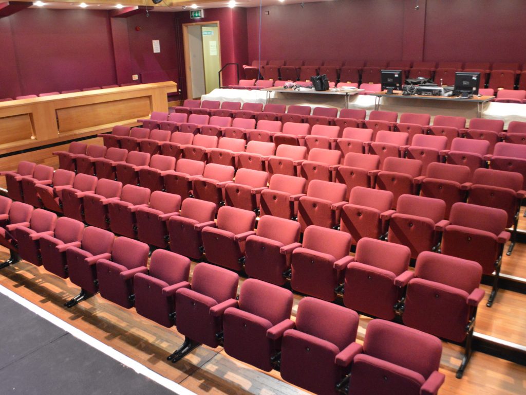 Theatre seat upholstery auditorium upholstery recover Hampton Hill theatre London upholsterer (1)