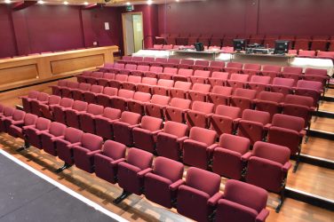 Theatre seat upholstery auditorium upholstery recover Hampton Hill theatre London upholsterer (1)