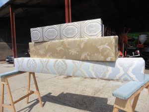 Upholstered pelmets, Basildon - Hill Upholstery & Design