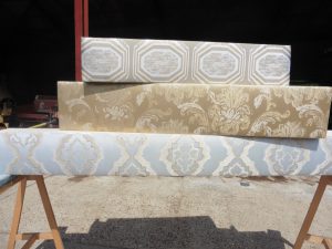 Upholstered pelmets, Basildon - Hill Upholstery & Design