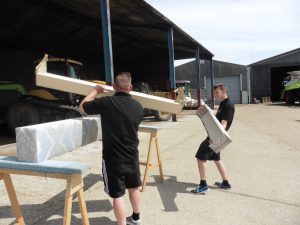 Upholstered pelmets, Basildon - Hill Upholstery & Design