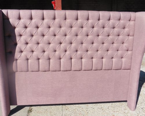 Deep buttoned upholstered headboard - Hill Upholstery & Design