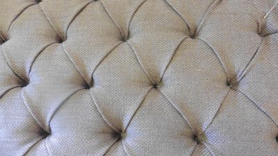 Deep buttoned upholstered headboard - Hill Upholstery & Design