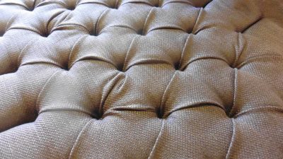 Deep buttoned upholstered headboard - Hill Upholstery & Design