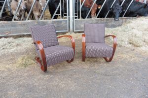 JINDŘICH HALABALA vintage chairs Chelmsford Halabala chairs - Hill Upholstery & Design