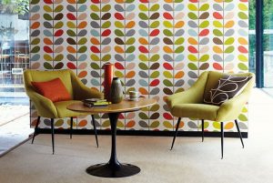 Style Library Harlequin Orla Kiely Wallpaper supplier Essex Hill Upholstery and Design