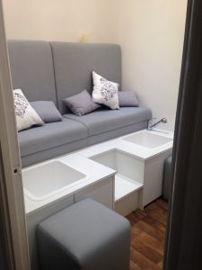 pedicure pod upholstered seating Stanford Le Hope hair salon Essex (2)