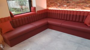 Custom made upholstered kitchen bench, Essex Upholsterer, Westcliff (8)