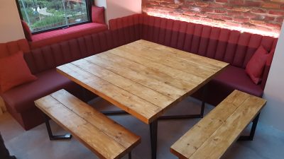 Custom made upholstered kitchen bench, Essex Upholsterer, Westcliff (8)