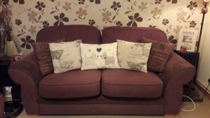 Julie Sorrell-Wilde testimonial Hill Upholstery & Design sofa cushions
