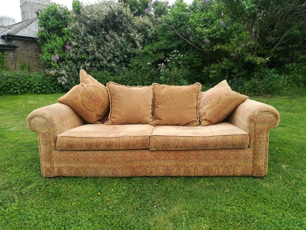 Reupholstered sofa Rayleigh Hill Upholstery & Design Essex London