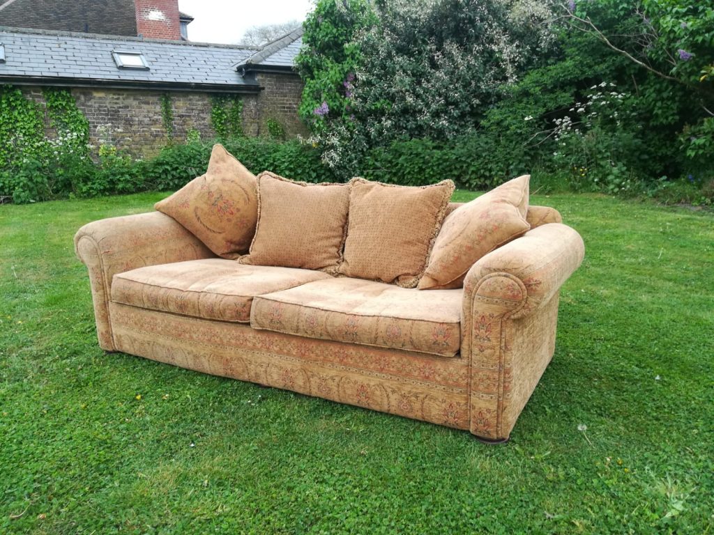 Reupholstered sofa Rayleigh Hill Upholstery & Design Essex London