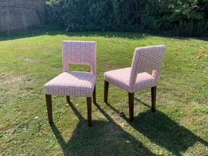 Bespoke Reupholstered Dining Chairs by Hill Upholstery