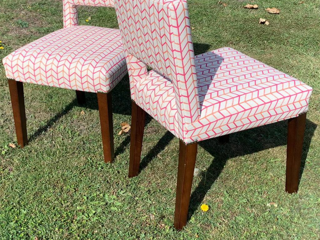 Bespoke Reupholstered Dining Chairs 03 Hill Upholstery