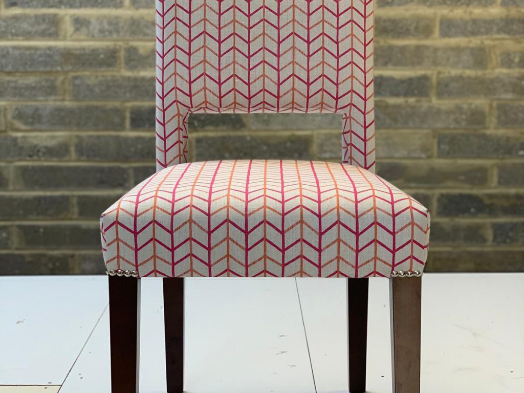 Bespoke Reupholstered Dining Chairs 06 Hill Upholstery